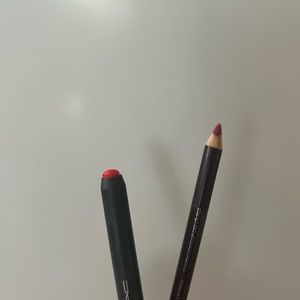 Red Lip Duo👄 MAC Velvet lip Pencil & Laura Mercier Liner in Punch ❣️